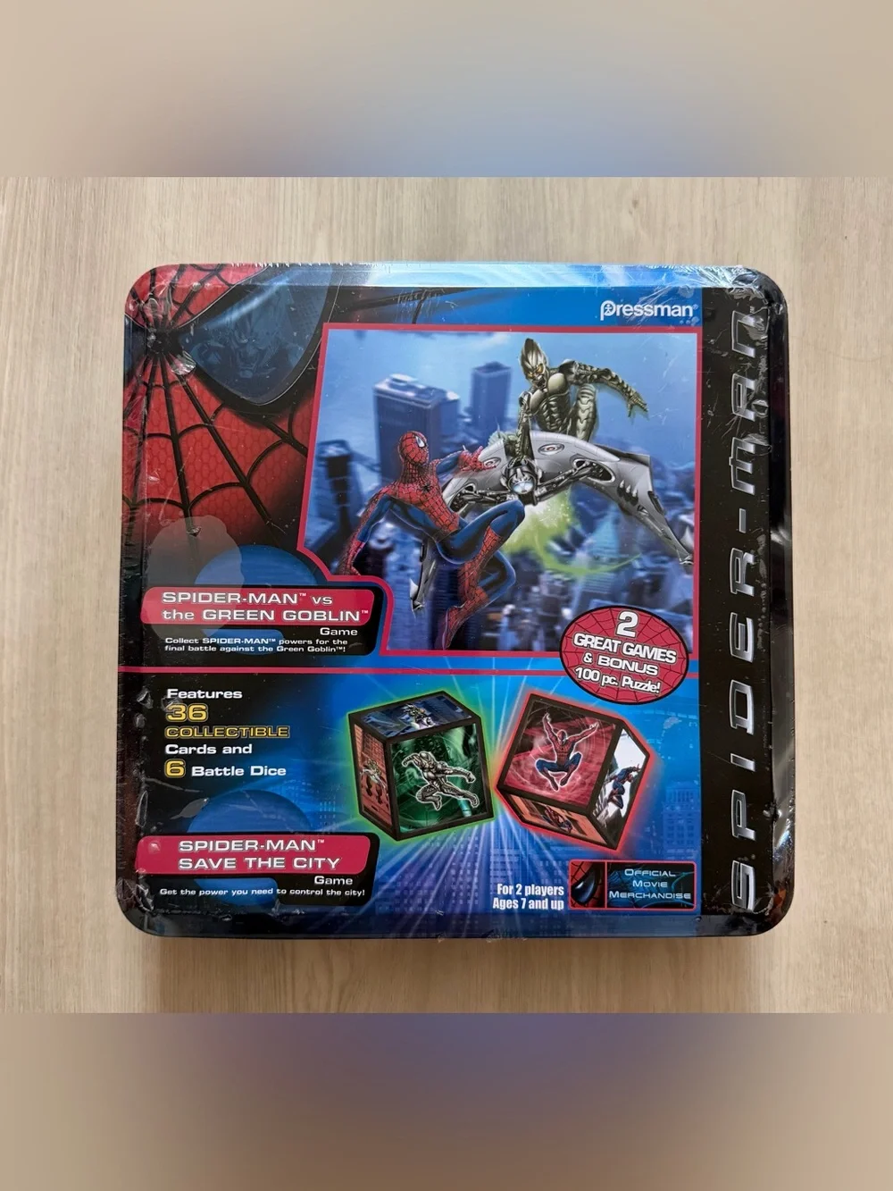 Vintage 2002 Spider-Man vs the Green Goblin & Spider-Man Save the City SEALED